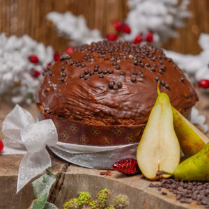 Panettone pera e cioccolato