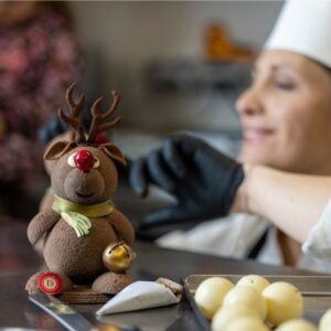 Soggetto Natalizio di cioccolato Pupazzo di Neve - immagine 3